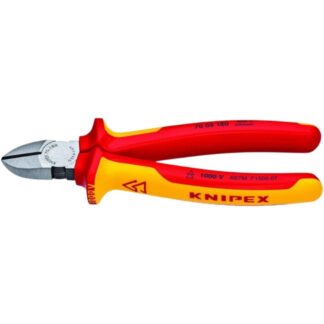 Knipex 7008180US 7-1/4" (180mm) Diagonal Cutters - 1000V Insulated