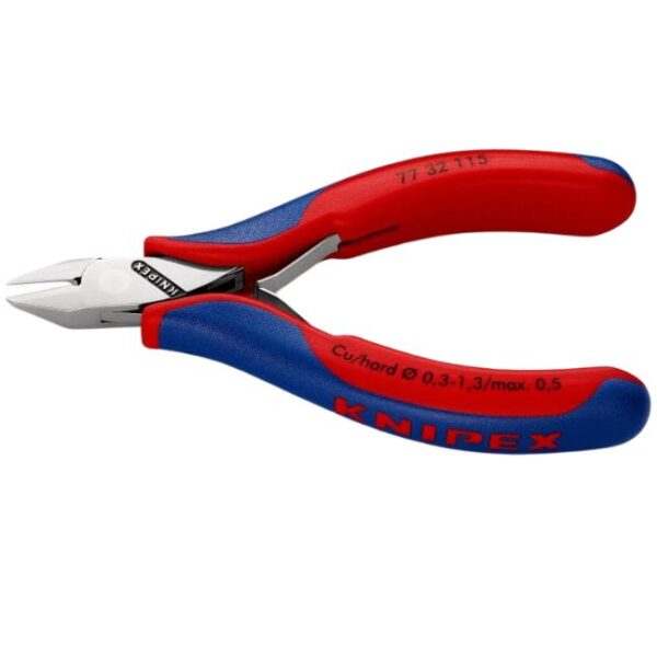 Knipex 7732115 4-1/2" (115mm) Electronics Diagonal Cutters Knipex 7732115 4-1/2" (115mm) Electronics Diagonal Cutters