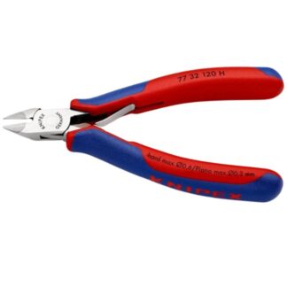 Knipex 7732120H 4-3/4" (120mm) Electronics Diagonal Cutters with Carbide Cutting Edges