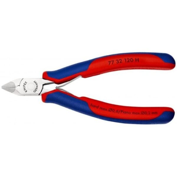 Knipex 7732120H 4-3/4" (120mm) Electronics Diagonal Cutters with Carbide Cutting Edges Knipex 7732120H 4-3/4" (120mm) Electronics Diagonal Cutters with Carbide Cutting Edges
