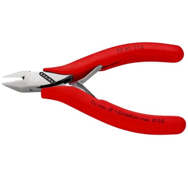 Knipex 7741115 4-1/2" (115mm) Electronics Diagonal Cutters Knipex 7741115 4-1/2" (115mm) Electronics Diagonal Cutters