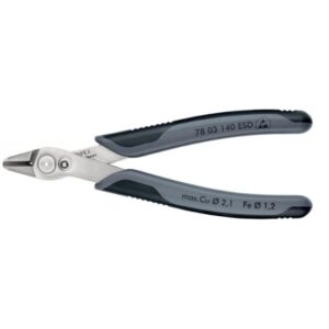 Knipex 7803140ESD 5-1/2" (140mm) Electronics SUPER KNIPS XL - 54HRC - ESD