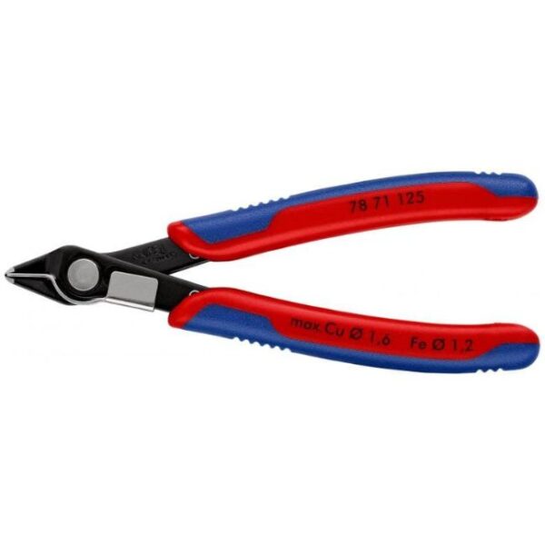 Knipex 7871125 5" (125mm) Electronics SUPER KNIPS with Lead Catcher - 62HRC