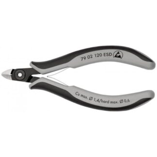 Knipex 7902120ESD 4-3/4" (120mm) Precision Electronics Diagonal Cutters - ESD