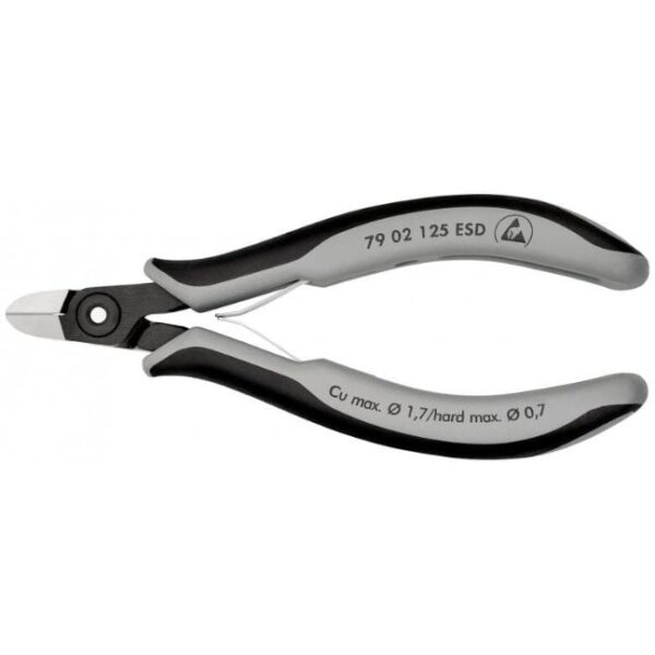 Knipex 7902125ESD 5" (125mm) Precision Electronics Side Cutters Knipex 7902125ESD 5" (125mm) Precision Electronics Side Cutters