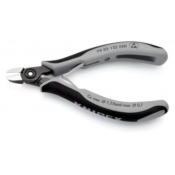 Knipex 7902125ESD 5" (125mm) Precision Electronics Side Cutters Knipex 7902125ESD 5" (125mm) Precision Electronics Side Cutters