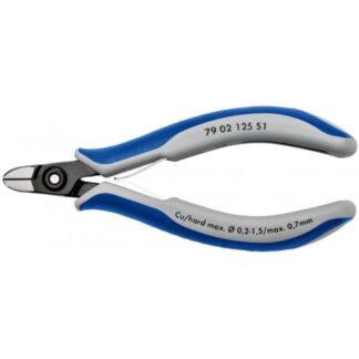 Knipex 7902125S1 5" (125mm) Precision Electronics Diagonal Cutters
