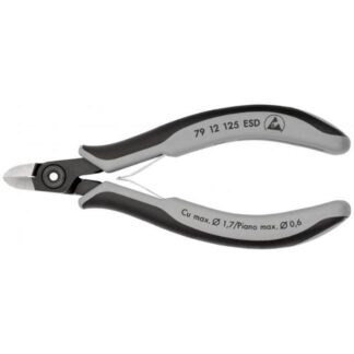 Knipex 7912125ESD 5" (125mm) Precision Electronics Side Cutters - Ultra Fine Wire