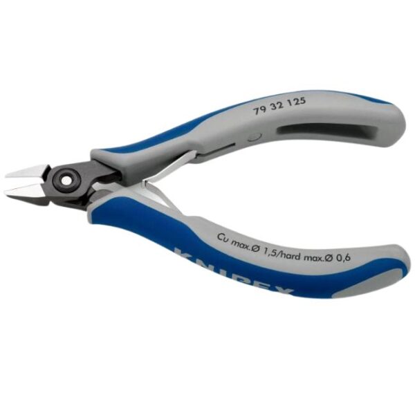 Knipex 7932125 5" (125mm) Precision Electronics Diagonal Cutters - Pointed Head Knipex 7932125 5" (125mm) Precision Electronics Diagonal Cutters - Pointed Head