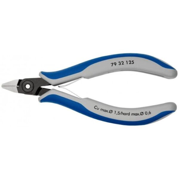 Knipex 7932125 5" (125mm) Precision Electronics Diagonal Cutters - Pointed Head Knipex 7932125 5" (125mm) Precision Electronics Diagonal Cutters - Pointed Head
