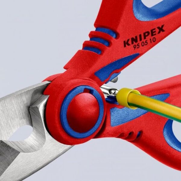 Knipex 950510 6-1/4" (160mm) Electricians' Shears with Crimper