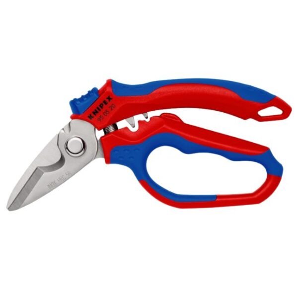 Knipex 950520 6-1/4" (160mm) Angled Electricians' Shears with Crimper