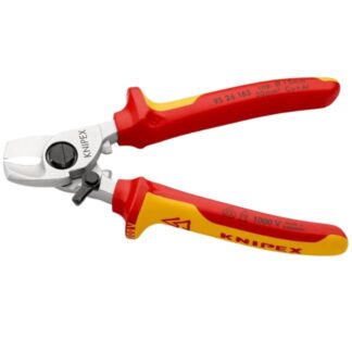 Knipex 9526165 6-1/2" (165mm) Cable Shears with Opening Spring - 1000V Insulated