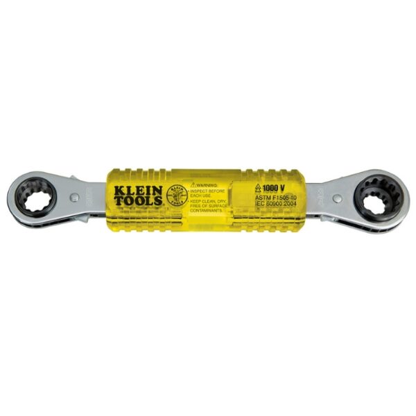 Klein KT223X4-INS 4-in-1 Lineman's Insulating Box Wrench