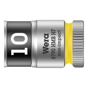 Wera 003744 8790 HMB HF 10.0 3/8" Drive Zyklop Socket with Holding Function, 10.0mm