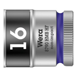 Wera 003750 8790 HMB HF 16.0 3/8" Drive Zyklop Socket with Holding Function, 16.0mm