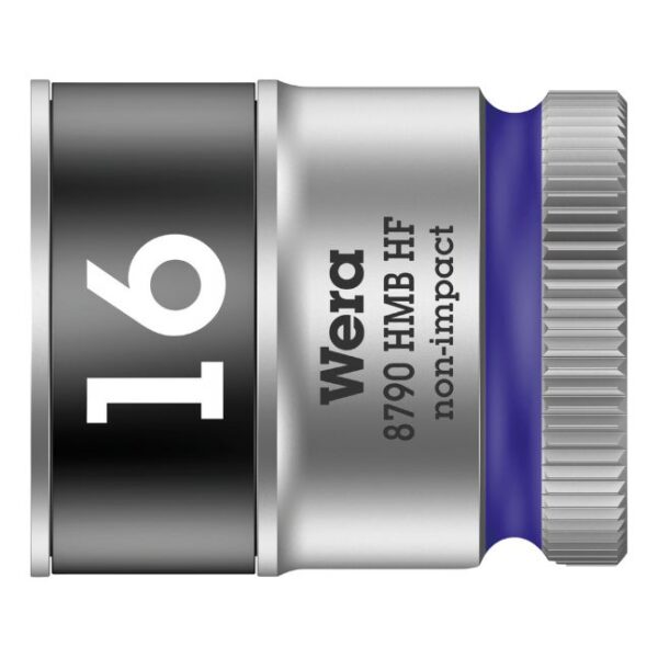 Wera 003750 8790 HMB HF 16.0 3/8" Drive Zyklop Socket with Holding Function, 16.0mm