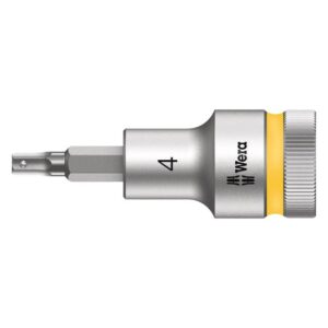 Wera 003820 C HF Zyklop 1/2" Drive Hex-Plus Bit Socket with Holding Function-4.0mm