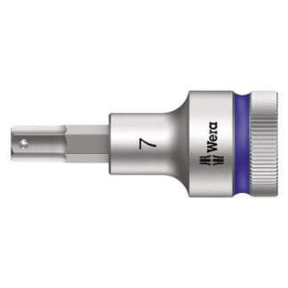 Wera 003823 C HF Zyklop 1/2" Drive Hex-Plus Bit Socket with Holding Function-7.0mm