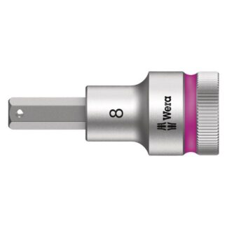 Wera 003824 C HF Zyklop 1/2" Drive Hex-Plus Bit Socket with Holding Function-8.0mm