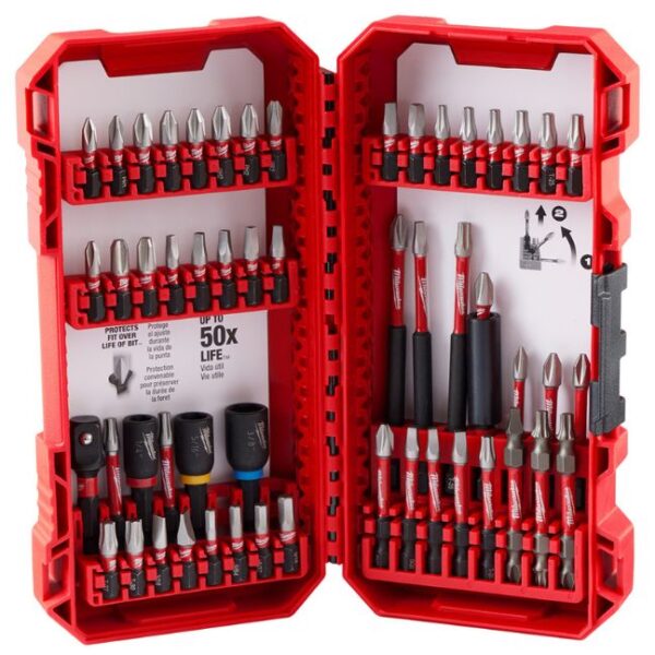 Milwaukee 48-32-4010 SHOCKWAVE IMPACT DUTY Driver Bit Set 54-Piece