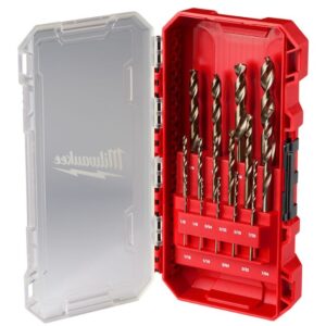 Milwaukee 48-89-2370 RED HELIX Cobalt Drill Bit Set 15-Piece