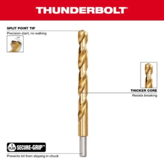 Milwaukee 48-89-1105 THUNDERBOLT Titanium Drill Bit Set 20-Piece
