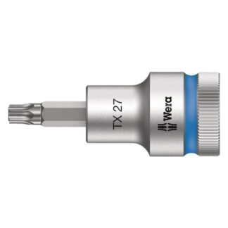 Wera 003832 C HF Zyklop 1/2" Drive Bit Socket with Holding Function-T27