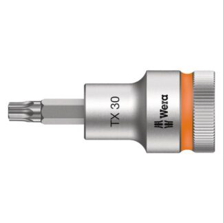 Wera 003833 C HF Zyklop 1/2" Drive Bit Socket with Holding Function-T30