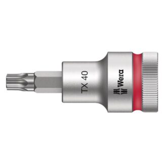 Wera 003834 C HF Zyklop 1/2" Drive Bit Socket with Holding Function-T40