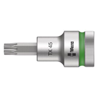 Wera 003835 C HF Zyklop 1/2" Drive Bit Socket with Holding Function-T45