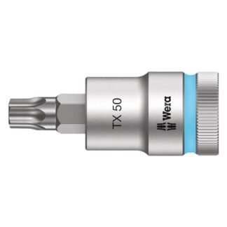Wera 003836 C HF Zyklop 1/2" Drive Bit Socket with Holding Function-T50
