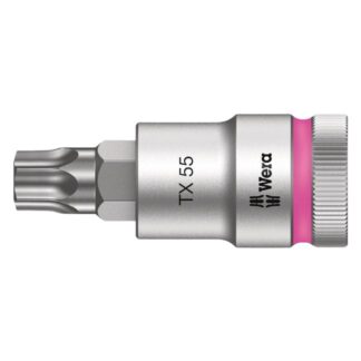 Wera 003837 C HF Zyklop 1/2" Drive Bit Socket with Holding Function-T55