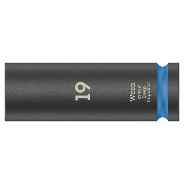 Wera 004836 8790C IMPAKTOR 1/2" Drive Deep Impact Socket, 19mm