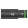 Wera 004837 8790C IMPAKTOR 1/2" Drive Deep Impact Socket, 21mm