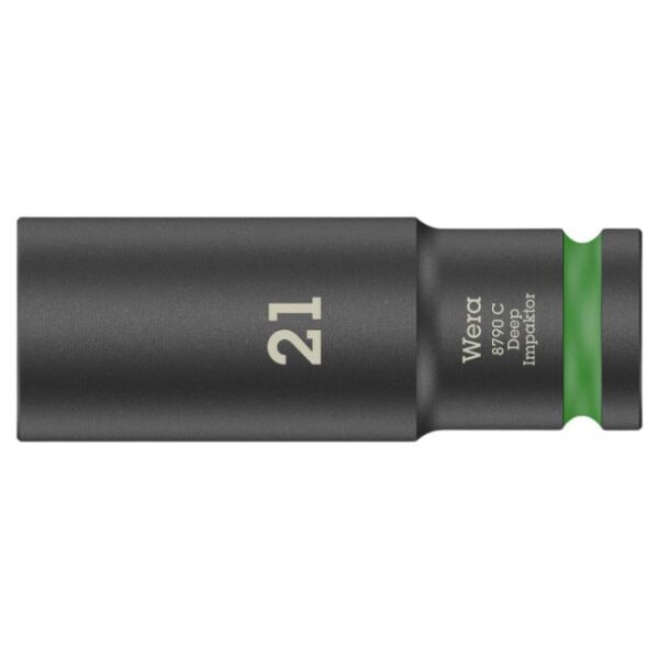 Wera 004837 8790C IMPAKTOR 1/2" Drive Deep Impact Socket, 21mm