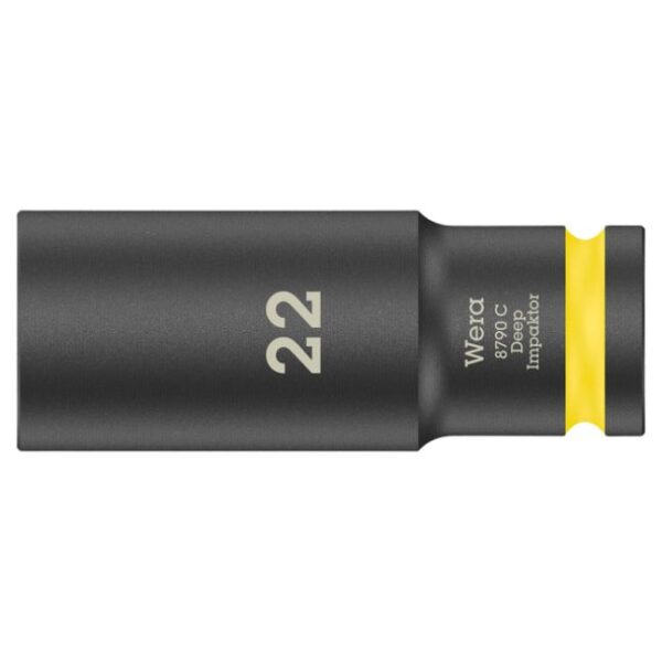 Wera 004838 8790C IMPAKTOR 1/2" Drive Deep Impact Socket, 22mm