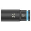 Wera 004839 8790 C IMPAKTOR 1/2" Drive Deep Impact Socket, 24mm