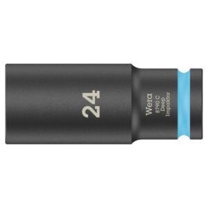 Wera 004839 8790 C IMPAKTOR 1/2" Drive Deep Impact Socket, 24mm