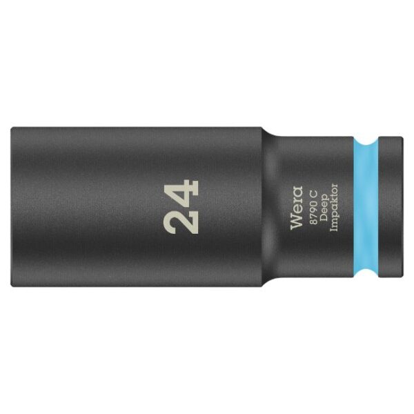 Wera 004839 8790 C IMPAKTOR 1/2" Drive Deep Impact Socket, 24mm