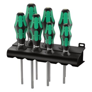 Wera 223161 367/7 HF Kraftform Plus TORX HF Screwdriver Set and Rack