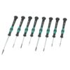 Wera 345261 2035/2050/8 CZ Kraftform Micro Slotted/Phillips Precision Screwdriver Set Wera 345261 2035/2050/8 CZ Kraftform Micro Slotted/Phillips Precision Screwdriver Set