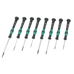 Wera 345261 2035/2050/8 CZ Kraftform Micro Slotted/Phillips Precision Screwdriver Set