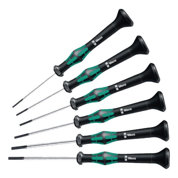 Wera 345270 2035/6 Kraftform Micro Slotted Precision Screwdriver Set