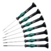 Wera 345273 2054/7 Kraftform Electronic's Metric Micro Hex-Plus Precision Screwdriver Set