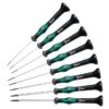 Wera 345274 2054/8 Kraftform Electronic's SAE Micro Hex-Plus Precision Screwdriver Set