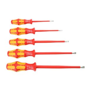 Wera 346275 160I/5 VDE Insulated Slotted Screwdriver Set