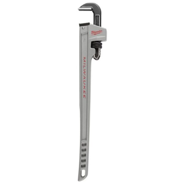 Milwaukee 48-22-7215 14L Aluminum Pipe Wrench with POWERLENGTH Handle Milwaukee 48-22-7215 14L Aluminum Pipe Wrench with POWERLENGTH Handle