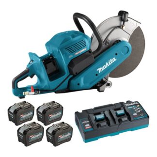 Makita CE001GL401 80V MAX XGT Brushless 14" Power Cutter with AFT and XPT Kit