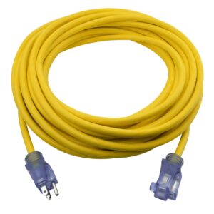 Extension Cord 50ft 12/3 Single-Yellow